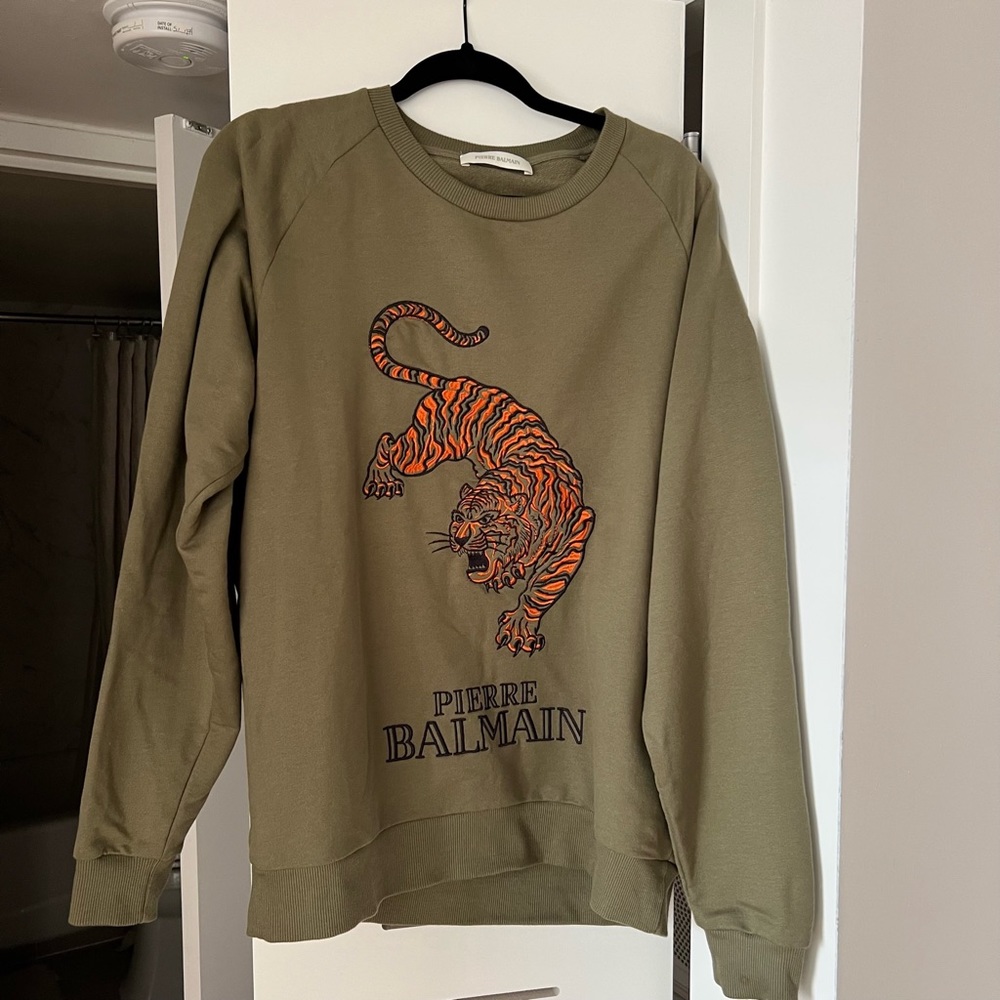 Pierre Balmain Tiger Print sweatshirt